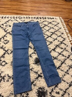 PAIGE Men's Straight Jeans in Medium Blue Wash